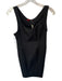 Prada Size 44 Black Cotton Sleeveless Back Zip Dress Black / 44