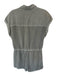 KUT Size Est M Sage green Tencel Cap Sleeve Buttons Drawstring Waist Romper Sage green / Est M