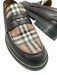 Burberry Shoe Size 43 AS IS Dark Brown & Tan Leather Novacheck Loafer Shoes Dark Brown & Tan / 43