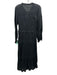 Isabel Marant Etoile Size 34 / XS Black Cotton Overlay Gathered Detail Dress Black / 34 / XS