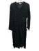 Isabel Marant Etoile Size 34 / XS Black Cotton Overlay Gathered Detail Dress Black / 34 / XS