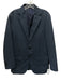 Sid Mashburn Blue Cotton Twill 3 Button Rolled Men's Blazer Blue / 50