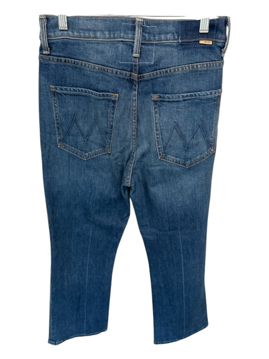 Mother Superior Size 27 Med Dark Wash Cotton Blend High Waist Bootcut Jeans Med Dark Wash / 27