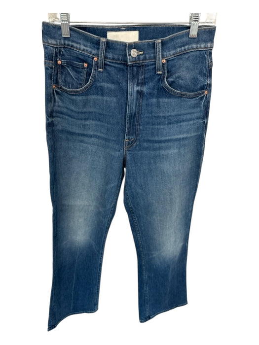 Mother Superior Size 27 Med Dark Wash Cotton Blend High Waist Bootcut Jeans Med Dark Wash / 27