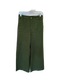 Maeve Size 29 Dark Green Viscose Blend High Waist Wide Leg Pants Dark Green / 29