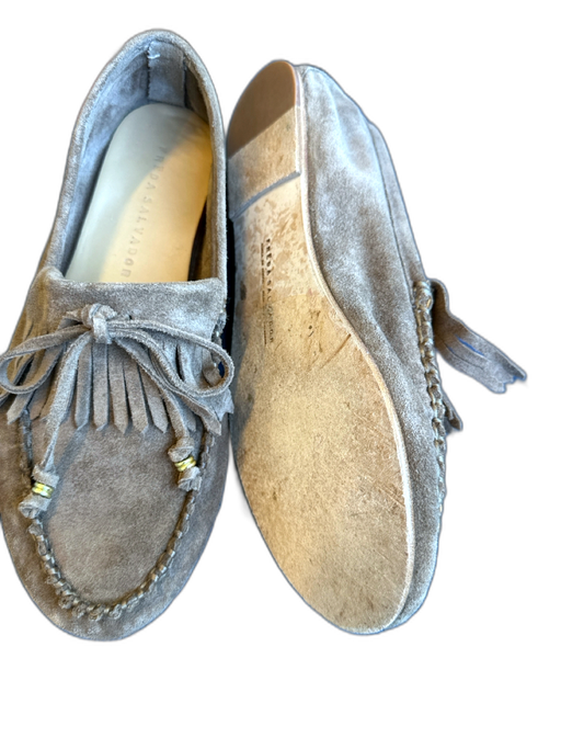 freda salvador Shoe Size 6.5 Brown Suede Fringe Moccasins Brown / 6.5