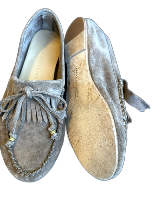 freda salvador Shoe Size 6.5 Brown Suede Fringe Moccasins Brown / 6.5