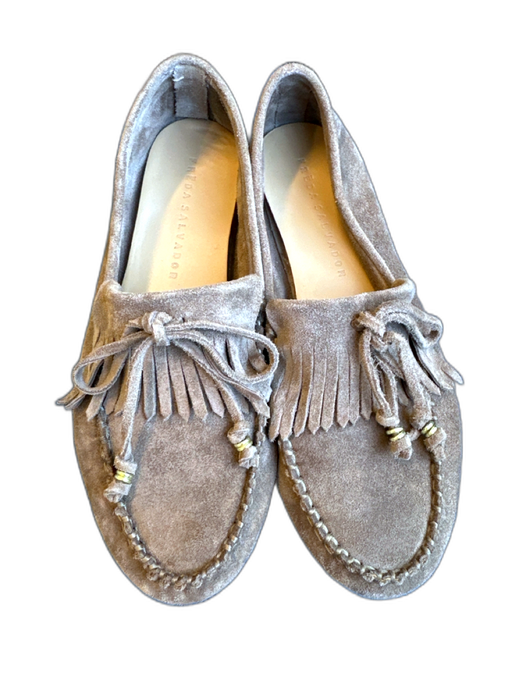 freda salvador Shoe Size 6.5 Brown Suede Fringe Moccasins Brown / 6.5