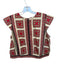 The Great Size 1/S red & cream Cotton Abstract Cap Sleeve U Neck Top red & cream / 1/S