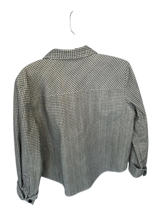 The Great Size 1/S Cream & Black Corduroy Houndstooth Buttons Jacket Cream & Black / 1/S