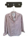 Frank & Eileen Size XS Red & White Cotton Long Sleeve Striped Button Down Top Red & White / XS