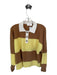 XiRENA Size M Brown & Yellow Cashmere & Wool Long Sleeve Color Block Sweater Brown & Yellow / M