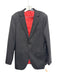 Suitsupply Black Wool Solid 2 Button Men's Suit Black / 48
