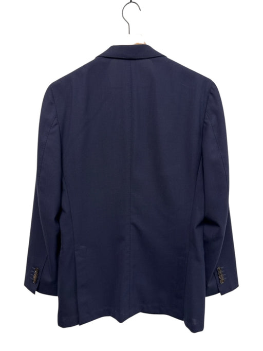 Suitsupply Blue Wool Solid 2 Button Men's Suit Blue / 48