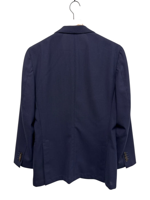 Suitsupply Blue Wool Solid 2 Button Men's Suit Blue / 48