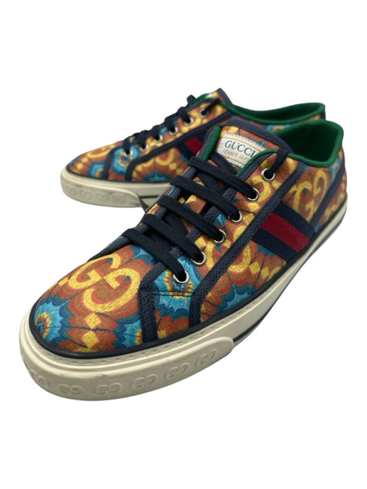 Gucci Shoe Size 8.5 Good Multi Canvas Guccissima Sneaker Men's Shoes Multi / 8.5