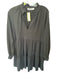Amanda Uprichard Size S Black Polyester Long Balloon Sleeve Ruffle Collar Dress Black / S