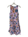 By Anthropologie Size S purple & orange Cotton Sleeveless Botanical V Neck Dress purple & orange / S