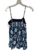Hutch Size XS Navy & white Cotton Spaghetti Strap Pineapple Side Zip Dress Navy & white / XS