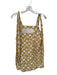 Maeve Size S White & yellow Cotton Tie Straps Seashells Dress White & yellow / S