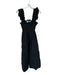 Hill House Size S Black Cotton Sleeveless smocked Maxi Dress Black / S
