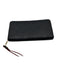 Louis Vuitton Navy Blue & Red Leather Zip Close embossed monogram Wallets Navy Blue & Red