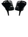 Salvatore Ferragamo Shoe Size 8.5 Black Leather Upper Knot Detail Caged Sandals Black / 8.5