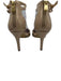Adrienne Vittadini Shoe Size 8 Beige Leather Upper Patent Pumps Beige / 8