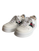 Gucci Shoe Size 38.5 White Leather Rubber Sole Perforated Lace Up Sneaker Shoes White / 38.5