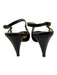 Chanel Shoe Size 40 Black & Beige Leather Almond Toe Cap Toe sling back Pumps Black & Beige / 40