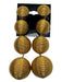 Rebecca De Ravenel Gold Thread Balls Clip On Earring Dangle Earrings Gold