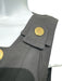 Gucci Size 42 Black Silk Gold hardware Sleeveless Tie Detail Pockets Dress Black / 42