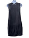 Gucci Size 42 Black Silk Gold hardware Sleeveless Tie Detail Pockets Dress Black / 42