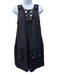 Gucci Size 42 Black Silk Gold hardware Sleeveless Tie Detail Pockets Dress Black / 42