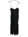 Rag & Bone Size S Black Cotton Spaghetti Strap Tiered Maxi length Dress Black / S