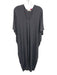 Barefoot Dreams Size One Size Gray Modal Blend Batwing Sleeves V Neck Midi Dress Gray / One Size