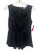 Veronica Beard Size 4 Black Cotton Blend Square Neck Sleeveless Tiered Top Black / 4