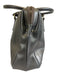 Salvatore Ferragamo Pewter Leather Zip Close Rolled Handle Padlock Shoulder Bag Pewter / M