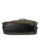 Salvatore Ferragamo Pewter Leather Zip Close Rolled Handle Padlock Shoulder Bag Pewter / M