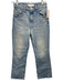 Mother Size 25 Light Wash Cotton Blend Distressed High Rise Ankle Jeans Light Wash / 25