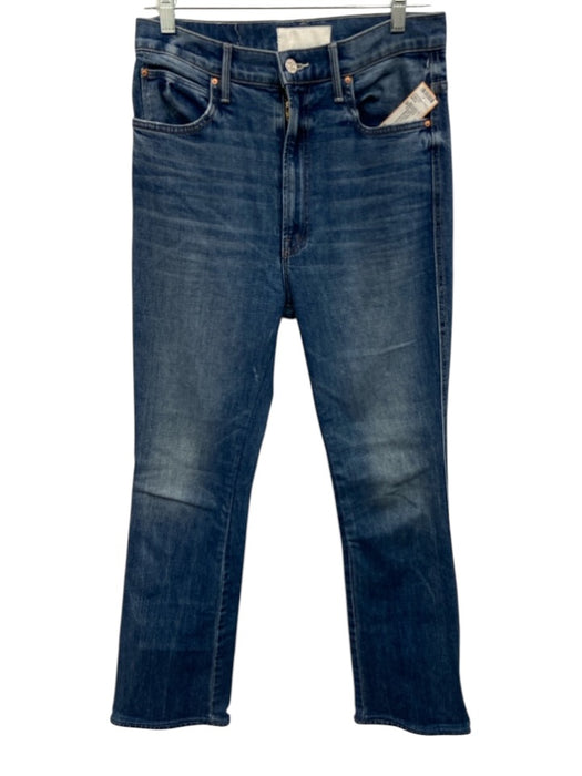 Mother Size 28 Medium Wash Cotton Blend Whiskering High Rise Bootcut Jeans Medium Wash / 28