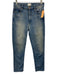 Mother Size 28 Light Wash Cotton Blend High Rise Ankle Slim Straight Jeans Light Wash / 28
