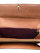 Louis Vuitton Brown Coated Canvas Monogram Snap Closure Continental Wallets Brown