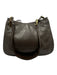 Coach Dark Chocolate Brown Leather Adjustable Strap Magnetic Snap Closure Bag Dark Chocolate Brown
