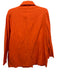 Cleobella Size M Orange Cotton & Linen Blazer Double Breasted Long Sleeve Jacket Orange / M