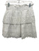 Sea New York Size M White Cotton Elastic Waist Tiered eyelet Skirt White / M