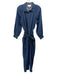 Cleobella Size M Dark Wash Cotton Long Sleeve Button Up Zip Up Sash Inc Jumper Dark Wash / M