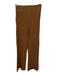 Veronica Beard Size S Brown Viscose Blend Ribbed Sleeveless Buttons Pants Set Brown / S