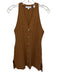 Veronica Beard Size S Brown Viscose Blend Ribbed Sleeveless Buttons Pants Set Brown / S