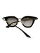 Prada Black & Gold Acetate Tortoise shell Cat Eye Case Inc. Sunglasses Black & Gold